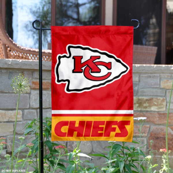 Kansas City Chiefs Double-Sided Garden Flag 001 (Pls check description for details)